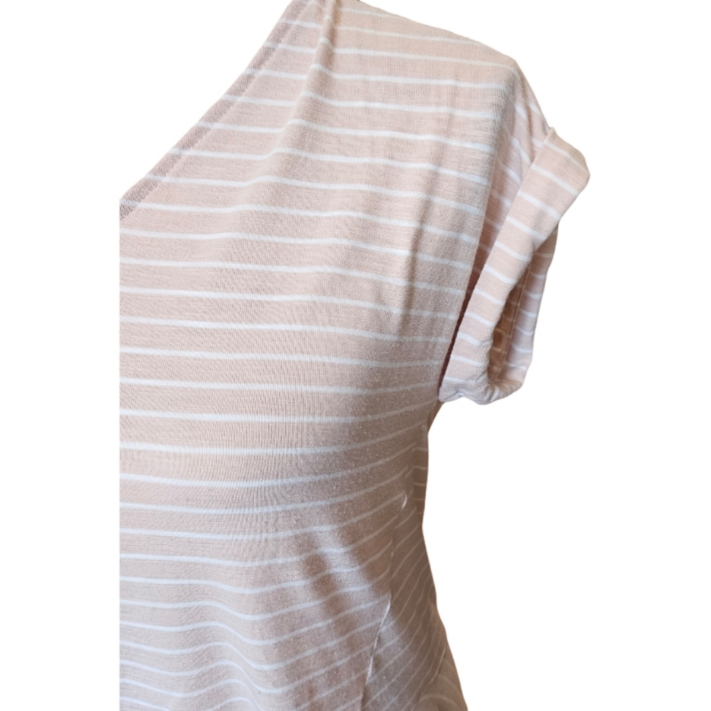 Jones New York Pink Striped Top - Picture 8 of 12